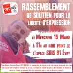 Rassemblement de soutien pour la liberté d’expression